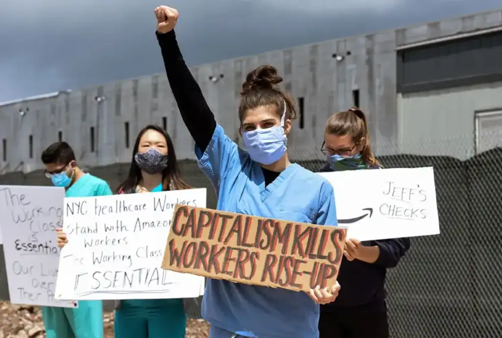 labor protest capitalism kills