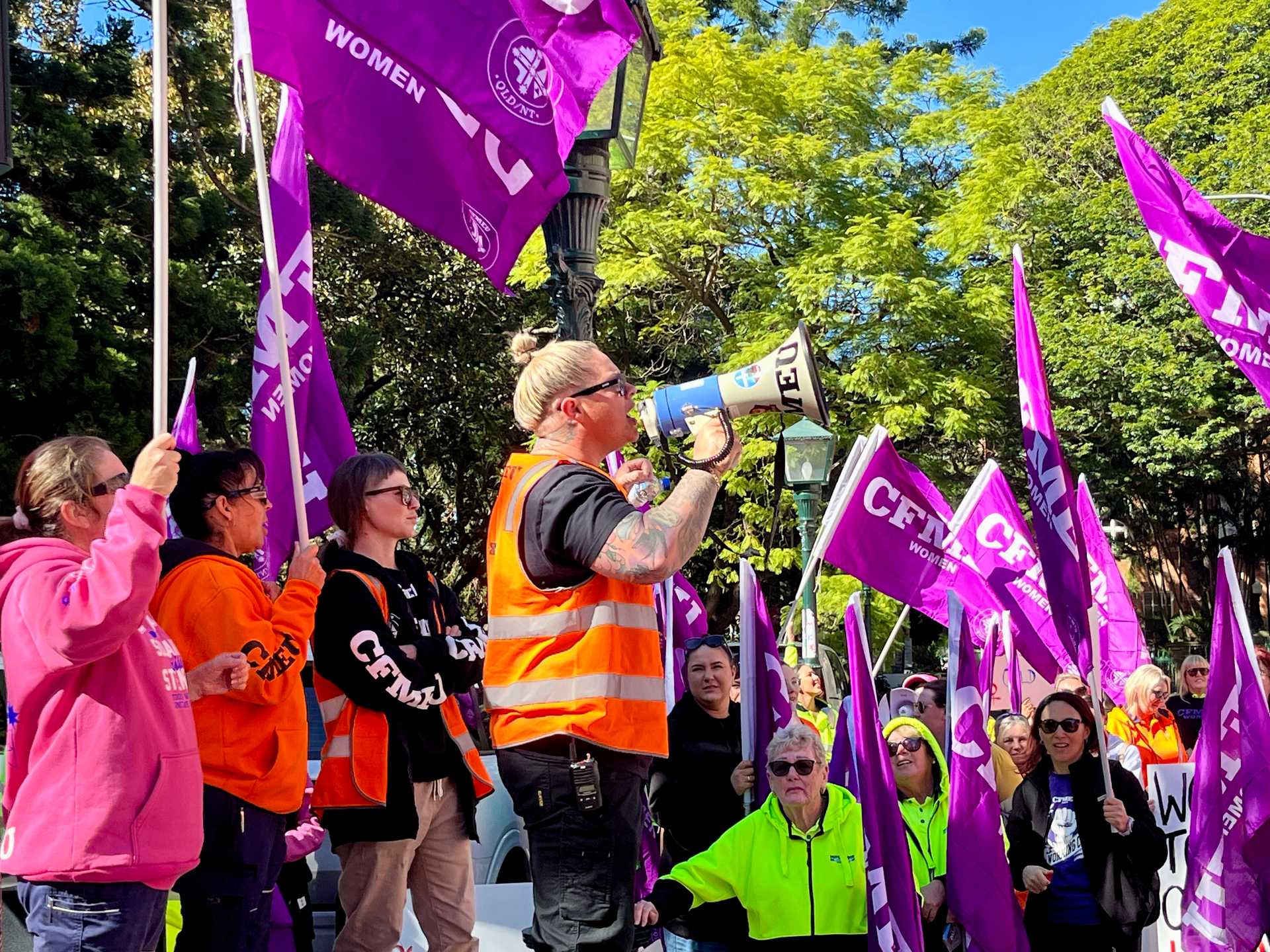 Women Workers Rally for Restrooms - Featured image