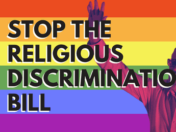 Stop the Religious Discrimination Bill - Featured image